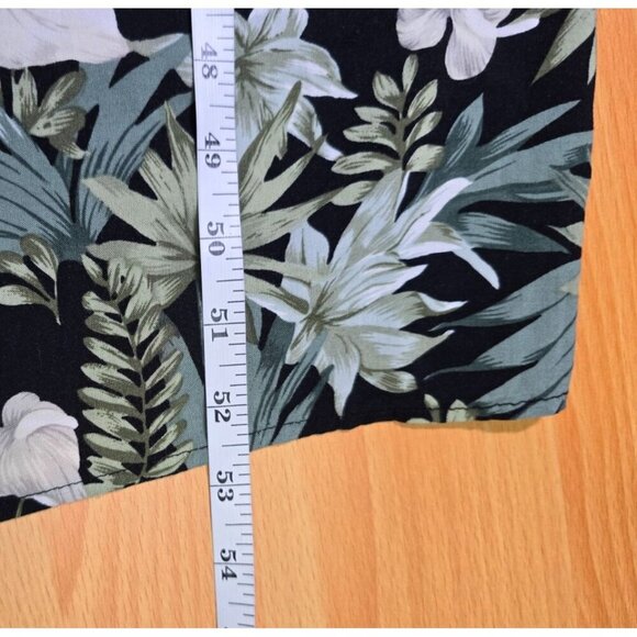 Vtg TEDDI Woman Maxi Dress Sz 22W Floral Boho Beach Tropical Pintucked Tie Waist - Picture 11 of 12